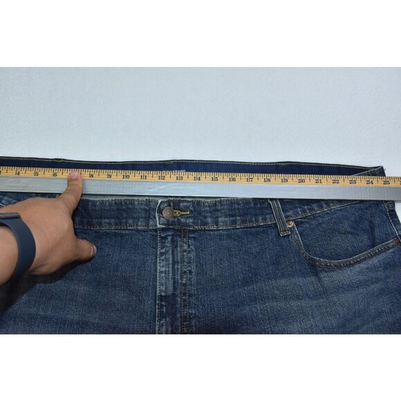 Levis Strauss Signature Gold Jeans Men's 50x30 Bootcut Denim Flex Pants -Flaws- - Picture 15 of 16